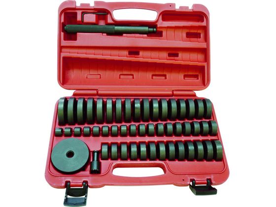 【仕様】●型番：LB-610●入数：1組●セット内容（mm）：ハンドルグリップ・ショック装置・アタッチメント（18・19・20・21・22・23・24・25・26・27・28・29・30・31・32・33・34・35・36・37・38・39・40・41・42・43・44・45・46・47・48・49・50・51・52・53・54・55・56・57・58・59・60・61・62・63・64・65・74mm）●部品圧入用●スチール●ハンドルグリップ・ショックアタッチメント・アタッチメント19ケ●保護具を着用してご使用ください。【備考】※メーカーの都合により、パッケージ・仕様等は予告なく変更になる場合がございます。【検索用キーワード】日平ベアリングインサーターキット　ニッペイベアリングインサーターキット　日平自動車用工具　LB610　手作業工具　車輌整備用品　車輌整備用工具　ベアリングインストーラ　4580117394262　7839375　日平　ベアリングインサーターキット　LB−610　X870GK