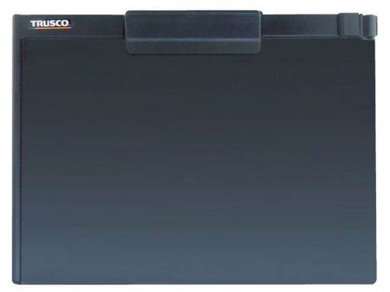 【お取り寄せ】TRUSCO ペンホルダー付クリップボード(マグネット付) A4横 黒 A4 バインダー 短辺とじ 縦 ファイル
