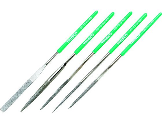 【商品説明】●バリ取り仕上切削・修正・すり合わせなどの使用に最適。各種金型の仕上げ・修正・R取り・各種刃物の研削・ガラス・セラミックス・あらゆる硬質材料の研削。●超硬合金、焼き入れ鋼、セラミックス、ガラス、強化プラスチックなどの硬質材の研削加工に最適です。●ダイヤモンド砥粒の切れ味が最後まで持続します。【仕様】●型番：GS-12-SET-400●入数：5本●セット内容：GS−12−HI、GS−12−HA、GS−12−M、GS−12−K、GS−12−S●タイプ：12本組●柄の形状：丸、三角は角柄。平、半丸、角は丸柄。●精密用タイプ（＃400）●8本組・10本組というのはヤスリの大きさを表す通称であって、5本入り、8本入り、10本入り、12本入りという意味ではありません。●台金に弾力があり被削材にフィットします。●独自に開発した電着技術で安定した状態でヤスリ台金に強固に保持されているため、最初の鋭い切れ味を最後まで保持します。【備考】※メーカーの都合により、パッケージ・仕様等は予告なく変更になる場合がございます。【検索用キーワード】TRUSCOダイヤモンドヤスリ精密用12本組セット　トラスコダイヤモンドヤスリセイミツヨウ12ホンクミセット　TRUSCOダイヤ研磨材Y　GS12SET400　電動工具　油圧工具　空圧工具　研削研磨用品　ダイヤモンドヤスリ　4989999021493　1607145　TRUSCO　ダイヤモンドヤスリ　精密用　12本組　セット　GS−12−SET−400　X337GP