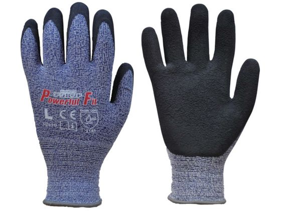 【お取り寄せ】ダンロップ パワフルフィットストレッチライナー3PMブルー 9387 背抜き手袋 軍手 作業用手袋