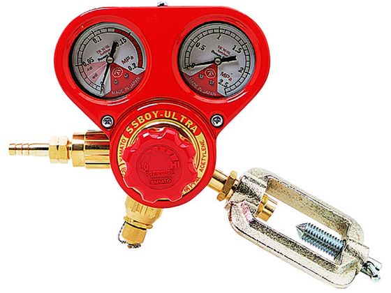 【お取り寄せ】ヤマト 乾式安全器内蔵型調整器 SSボーイウルトラ(AC) SSBU-AC 溶接ガスホース 調整器 カプラ 溶接 潤滑 接着 補修