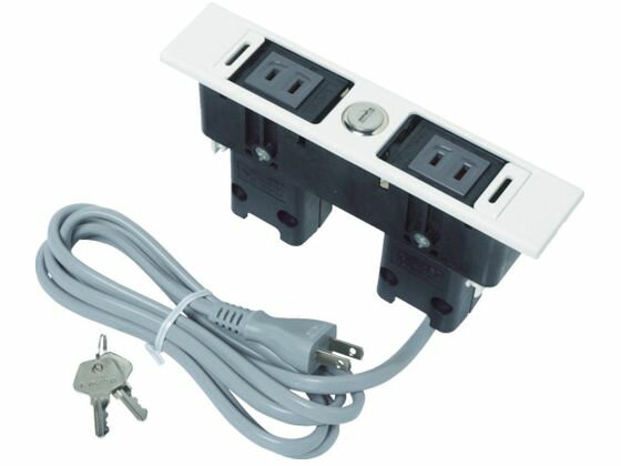 【お取り寄せ】スガツネ工業 (210020482)DML-PP-L-WTデスクトップマルチタップ 電源タップ OAタップ関..