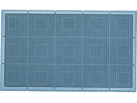 【お取り寄せ】コンドル エバック 屋外マット サンステップマット #3 450mm×750mmグレー 屋外用 玄関マット エントランス インフォメーション オフ...