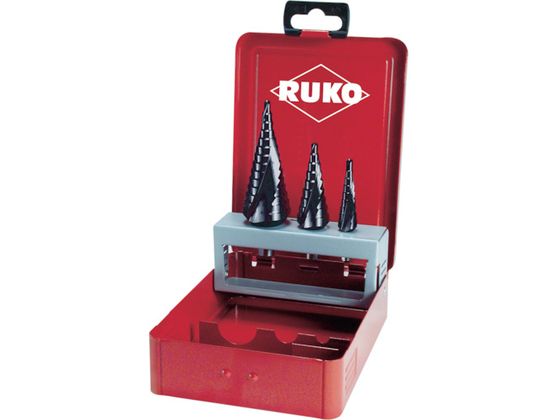 RUKO 2枚刃スパイラルステップドリル 30.5mm チタンアルミニウム 101098F 穴あけ工具 ドリル 切削工具 作業