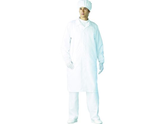 【お取り寄せ】TriApex クリーンコート S ホワイト FH206C-01-S クリーンウェア クリーン対策 静電気対策