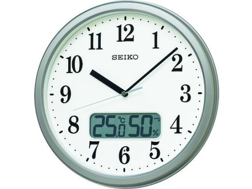 【お取り寄せ】SEIKO 電波掛時計 KX244S (温度湿度表示付き) 壁掛けタイプ 時計 温湿度計 家電 【お取り寄せ】SEIKO 電波掛時計 KX244S (温度湿度表示付き) 壁掛けタイプ 時計 温湿度計 家電