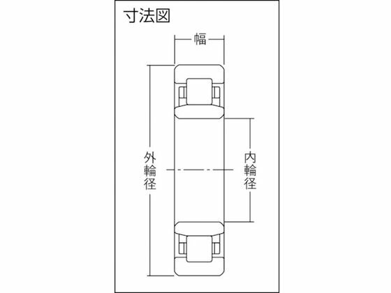 【お取り寄せ】NTN/DシリンドリカルNJ形内輪径90mm外輪径190mm幅43mm/
