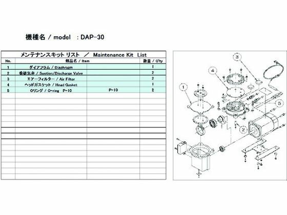 【お取り寄せ】ULVAC DAP-30用メンテナンスキット DAP-30 MAINTENANCEKITULVAC DAP-30用メンテナンスキット DAP-30 MAINTENANCEKIT 真空ポンプ商品 吸気管 排気管 加圧 減圧装置類 実験室 研究用