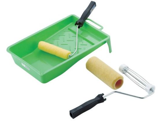 【お取り寄せ】TRUSCO ツインローラー受け皿セット TPT47SET ペイントローラー 塗装 養生 内装 土木 建築資材