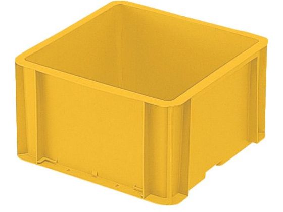 【お取り寄せ】積水 トヨタ規格コンテナ TP-332Fフラットタイプ 黄 TP332FY ボックスコンテナ 保管 作業
