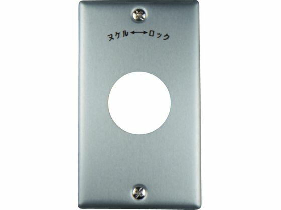 【お取り寄せ】アメリカン電機 新金プレ-ト 引掛小穴1ケ用 P:101 1141A コンセント スイッチ プレート 電気材料 生産加工用品 作業用品 工具