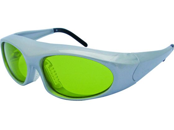 【お取り寄せ】リケン レーザー用二眼型保護メガネ(YAG・ファイバー用)メガネ併用可 メガネ 防災面 ゴーグル 安全保護具 作業