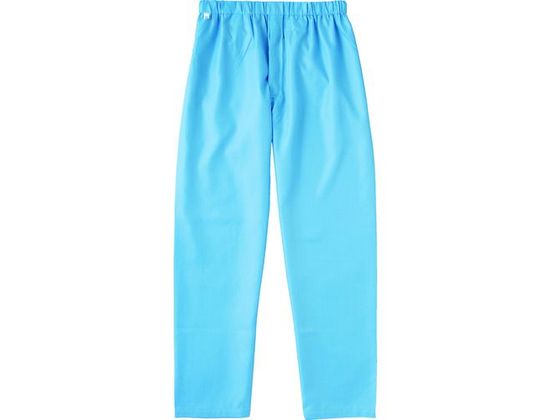 【お取り寄せ】TRUSCO 制電糸グリッド仕様パンツ ブルー M TCLGP-B-M クリーンウェア クリーン対策 静電気対策