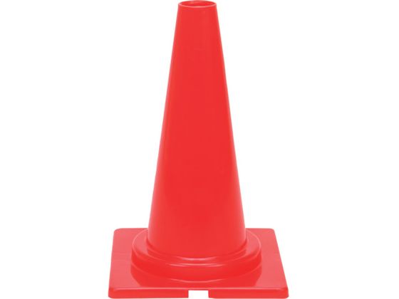 【お取り寄せ】ミツギロン ミニコーン 赤 450×295 MC-R 三角コーン 区画 現場 安全 作業