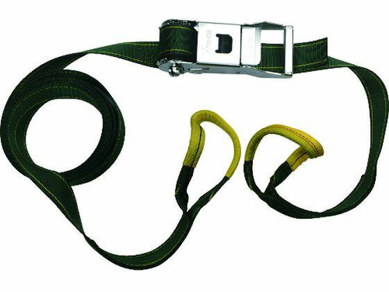 【お取り寄せ】ユタカメイク ベルト荷締機コブラ 50mm×5m×1m シボリ縫製 V50-R ベルト荷締機 物流 作業