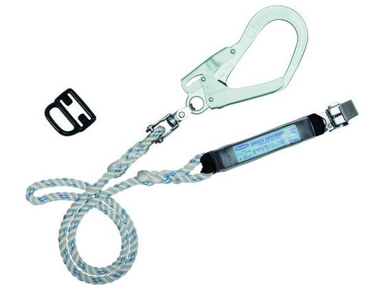 【お取り寄せ】ツヨロン ハーネス用ランヤード ロープ式 THL-93SV-311-R23-BP 墜落制止用器具 安全保護具 作業
