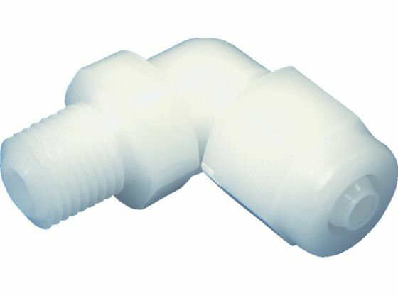 【お取り寄せ】アラム FUコネクターハーフエルボ ポリプロピレン(白)(1768-10) FHL1216R12PP 継手 アダプター 配管材