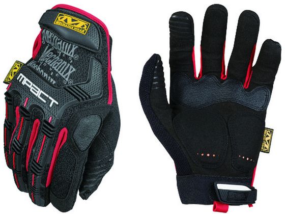 【お取り寄せ】MECHANIX M-Pact ブラック／レッド L MPT-52-010 防振手袋 作業用手袋