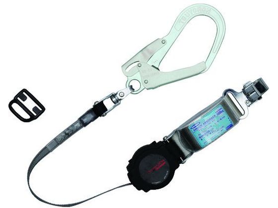【お取り寄せ】ツヨロン ハーネス用ランヤード ワン・ハンドリトラ THL-TOR93SV-33-R23-BP 墜落制止用器具 安全保護具 作業