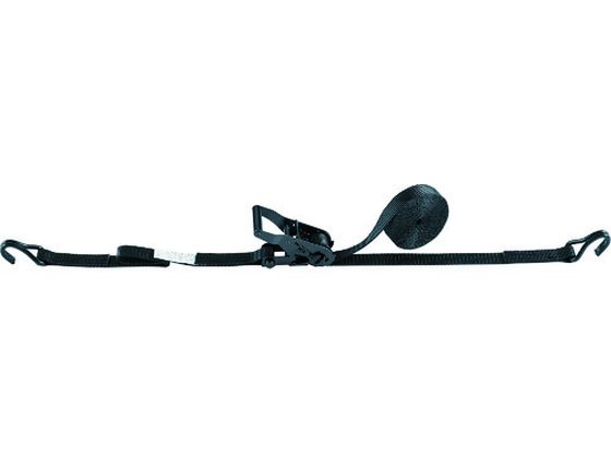 【お取り寄せ】OH ベルトラッシング LBR100WBKラチェットバックル クロスフック 25×1.8mm ベルト荷締機 物流 作業