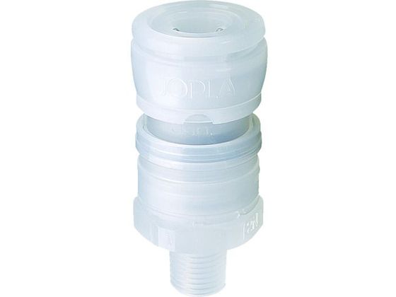 【お取り寄せ】ジョプラックス 樹脂ソケット 相手側取付Rc(PT)1/4 ジョプラPPシリーズ TSV-2P カップリング 流体継手 チューブ 生産加工用品 作...