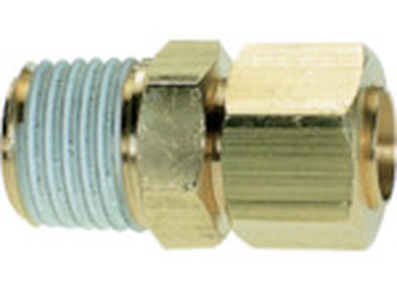 【お取り寄せ】チヨダ スリーブコネクターニップル 4mm・R1/8 YPN-4-01 継手 アダプター 配管材