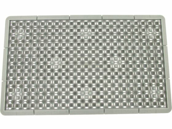 【お取り寄せ】コンドル 泥落としマット 泥っプマット #6 600mm×854mm グレー 屋外用 玄関マット エントランス インフォメーション オフィス家具
