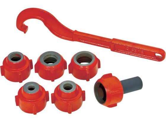 【お取り寄せ】アサダ ニップル治具PT1／2 -2 セット 01810 スチール管 ガス管 水道管配管工具 水道 空調配管用工具 作業用品 工具