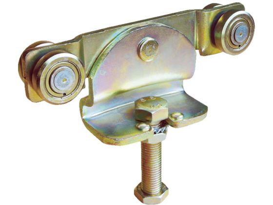 【お取り寄せ】HELM ニコ 27号ドアハンガー用 ベアリング複車 27HE-4WHB 建築金物 土木 建築資材