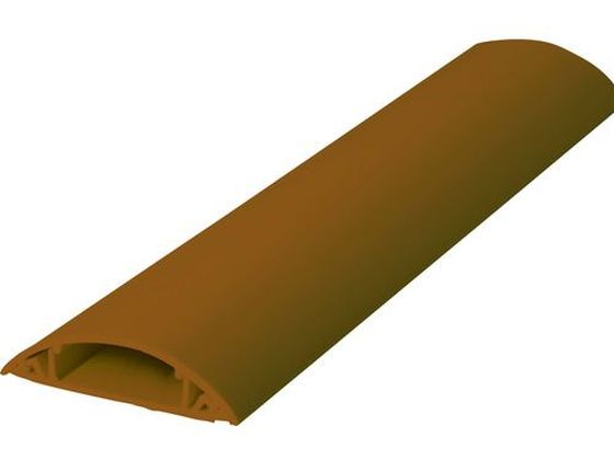 【お取り寄せ】TRUSCO 配線カバー50 1M ブラウン TRDR501BN 床用配線カバー モール ケーブル 電源タッ..