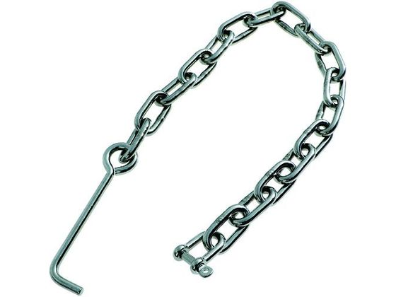 【お取り寄せ】TRUSCO ステンレス アンカー付きチェーン 6mm チェーン長さ500mm TGCH-6 屋外 駐車場 アイデアグッズ