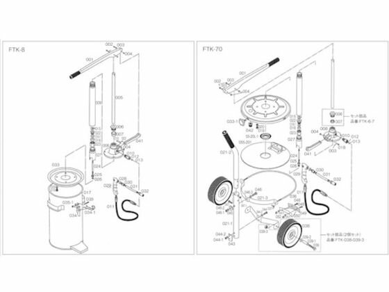 y񂹁zTRUSCO FTK8A70p mY FTK-031 OXK p Xv[ IC  ڒ C nڗpi