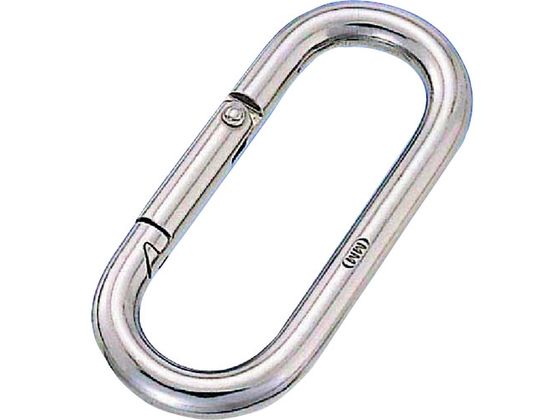 【お取り寄せ】水本 ステンレス プチカラビナスタンダードSUS316 線径5mm長さ58mm 吊具 物流 作業