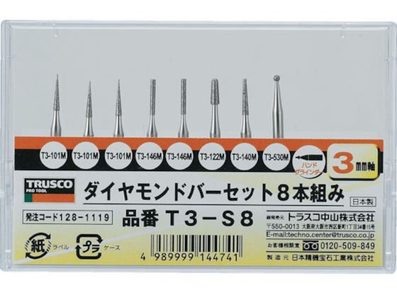 y񂹁zTRUSCO _Cho[ 3mm 8{gZbg T3-S8TRUSCO _Cho[ 3mm 8{gZbg T3-S8 CBNo[ _Cho[ 팤  H