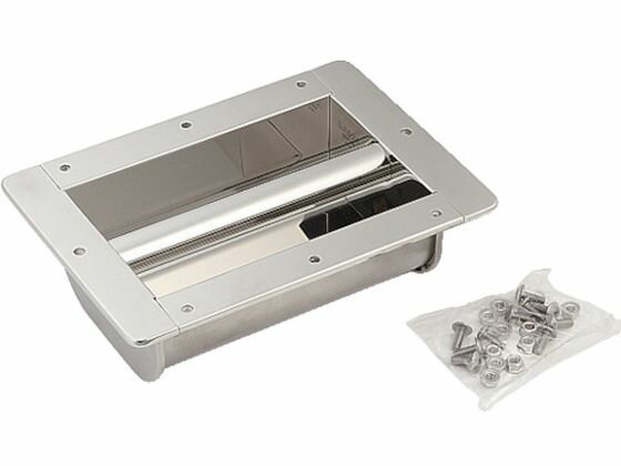 【お取り寄せ】スガツネ工業 HH-M200ステンレス鋼製掘込メガ取手 取手 つまみ 建築金物 土木 建築資材