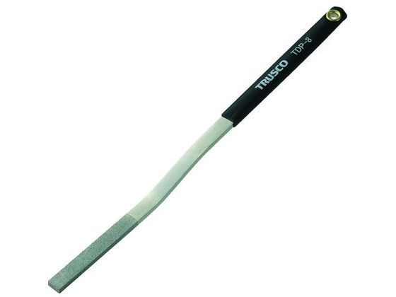 【商品説明】●超硬合金、焼き入れ鋼、セラミックス、ガラス、彫刻刀、硬質ゴムなどの研磨。強化プラスチックなど硬質物の研磨。●方向性はありません。前後左右どの方向からでも研磨できます。●どんな硬い材質も簡単に研磨できます。【仕様】●型番：TDP-8●形状：平細●粒度（＃）：270●全長（mm）：200●刃長（mm）：50●刃厚（mm）：3●幅：7mm●構造用炭素鋼（S45C）【備考】※メーカーの都合により、パッケージ・仕様等は予告なく変更になる場合がございます。【検索用キーワード】TRUSCOダイヤモンドハンドポリッシャー平細＃270　トラスコダイヤモンドハンドポリッシャーヒラホソ＃270　TRUSCOダイヤ研磨材Y　TDP8　電動工具　油圧工具　空圧工具　研削研磨用品　ダイヤモンドヤスリ　4989999269062　2726319　TRUSCO　ダイヤモンドハンドポリッシャー　平細　＃270　TDP−8　X602JS