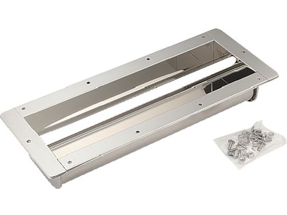 【お取り寄せ】スガツネ工業 HH-M400ステンレス鋼製掘込メガ取手 取手 つまみ 建築金物 土木 建築資材