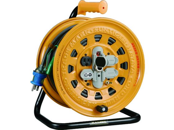 【お取り寄せ】ハタヤ サンタイガーリール 単相100V型 30m アース・ブレーカー付 BG-301KX コードリール100V コードリール 延長コード 工事用品 作業用品 工具