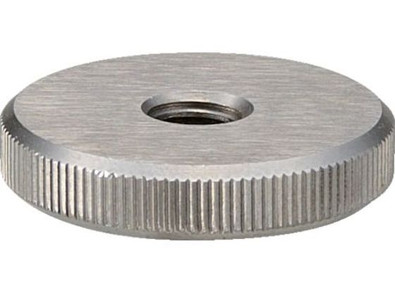 【お取り寄せ】TRUSCO ローレットノブ 平型 メネジ・スチール製 外径20XネジM5 TKKNF-M5 扉 外装部品 ..