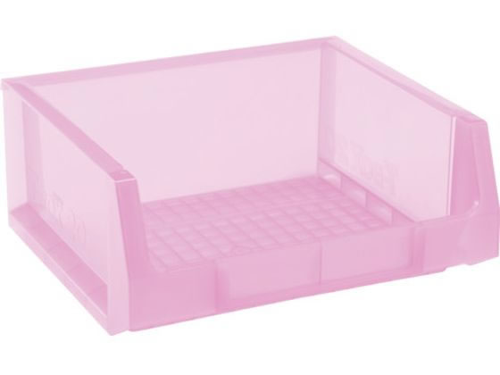 【お取り寄せ】積水 TB-20 スケルトンピンク TB20SP パーツボックス＞ネスティング スタッキングタイプ 保管 作業