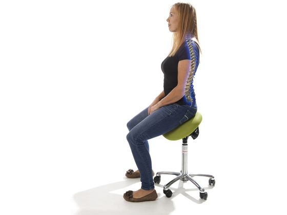 【お取り寄せ】Global ピラティスチェア PILATES AIR SEAT ブルー座高52〜71cm