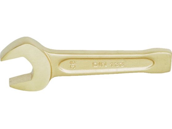 【お取り寄せ】バーコ 防爆打撃レンチ 二面幅寸法47 全長250 NS100-47 レンチ スパナ 防爆 絶縁工具 作業用品 工具