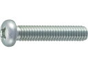 【お取り寄せ】TRUSCO ナベ頭小ネジ 三価 白 全ネジ M6×55 16本入 B701-0655 ボルト 素材 ねじ 釘 作業 工具