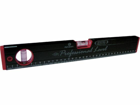 【お取り寄せ】KOD マグネット付 箱型アルミレベル(黒×赤) RB-270M900MM 水平器 レベル 測量用品 工事用品 作業用品 工具