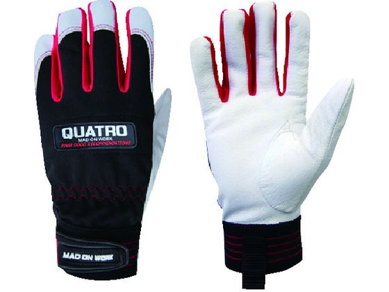 ミタニ 豚革手袋QUATRO(クアトロ) 3Lサイズ 209623 革手袋 合皮手袋 PU手袋 作業用手袋 軍足 作業