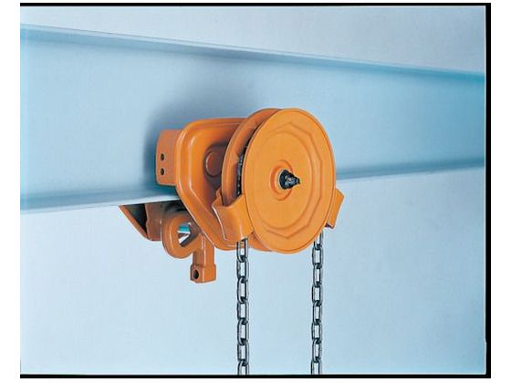 【お取り寄せ】ユニバーサルギヤードトロリTSG形定格荷重1.5tハンドチェーン二折長2.5 チェーンブロック 物流 作業