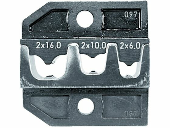 【お取り寄せ】RENNSTEIG 圧着ダイス 624-097 フェルール端子2×6、2×10、 624-097-3-0 圧着工具 空調 電設資材 作業用品 工具