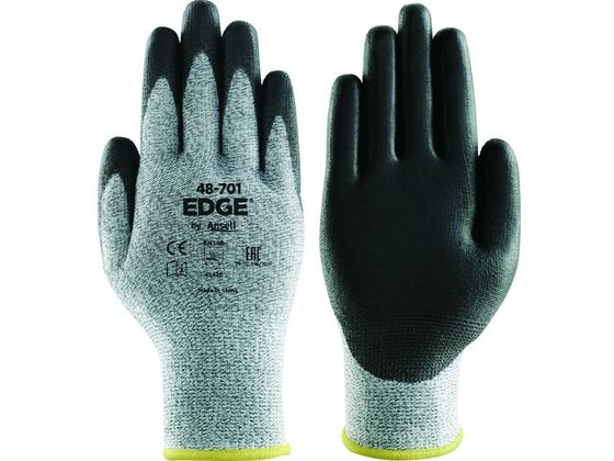 【お取り寄せ】アンセル 耐切創手袋 エッジ 48-701 Mサイズ 48-701-8 超高強度ポリエチレン 耐切創手袋 作業用手袋