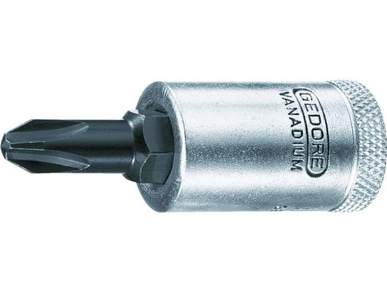 【お取り寄せ】GEDORE ドライバービットソケット 3／8 PH2 ...(2.0)