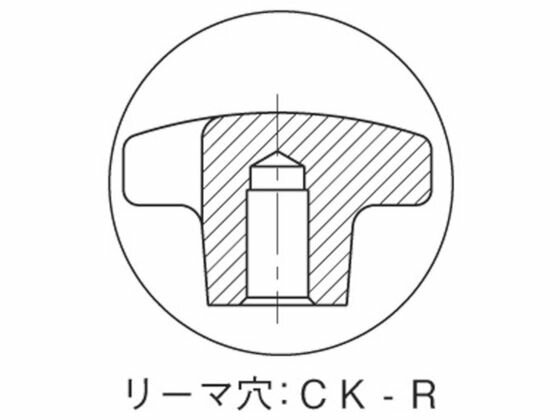【お取り寄せ】イマオ クロスノブ(リーマ穴)50 CK50R 扉 外装部品 機構部品 メカニカル部品 作業用品 工具
